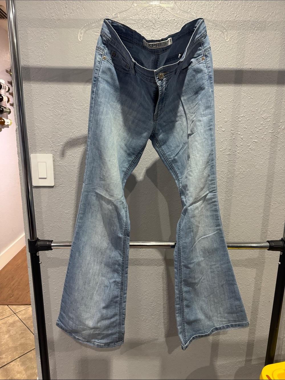 Express Light Blue Bootcut Jeans - Express